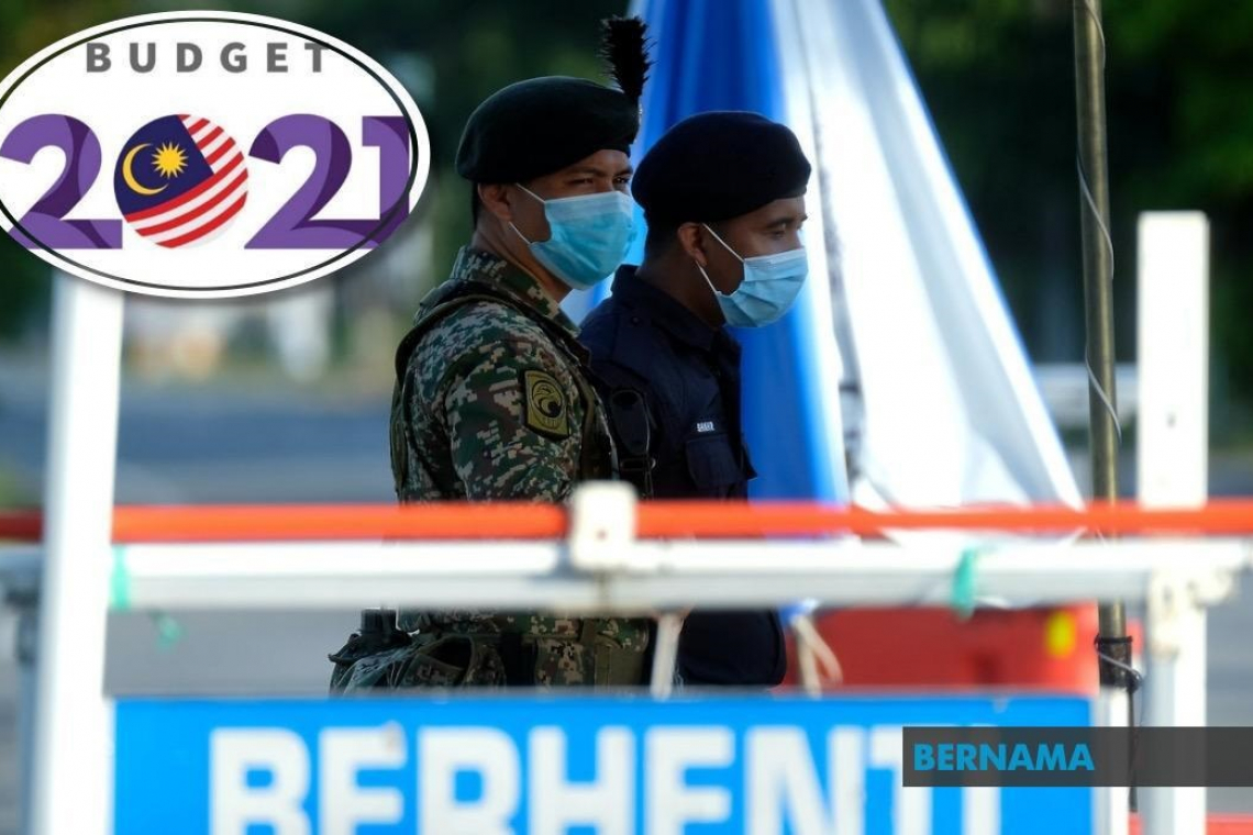 Bernama - Budget 2021: MINDEF Receives RM16 Bln, MOHA RM17 Bln