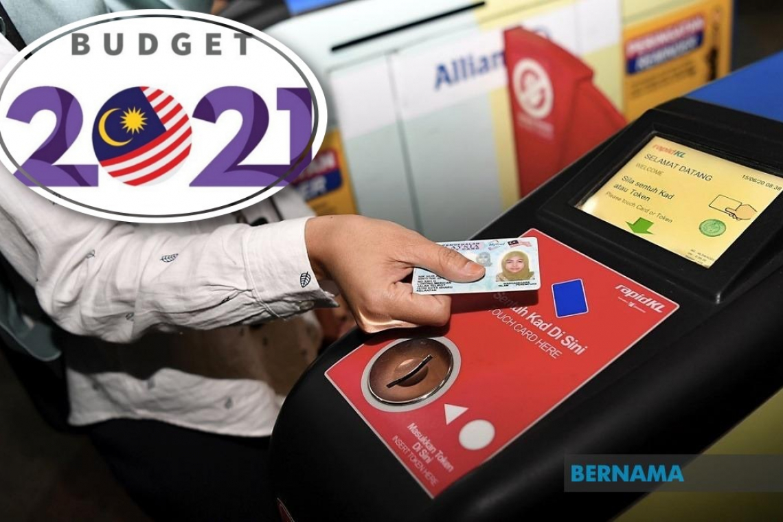 Bernama - Budget 2021: RM300 Mln Allocation For My30 Pass, Special RM5 Pass For School Students