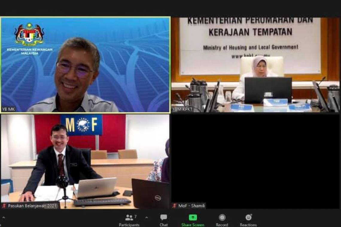 Sesi Libat Urus Belanjawan 2021 Secara Maya Bersama Kementerian 