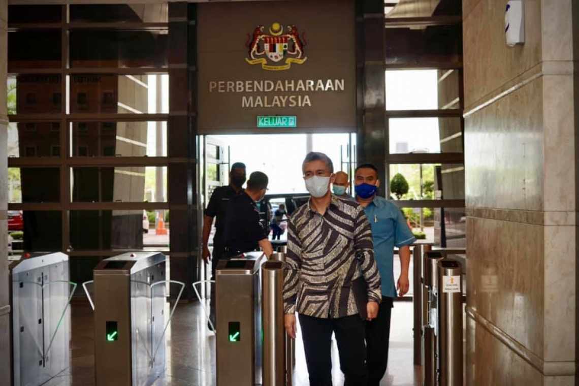 YB Menteri Kewangan Kembali Bertugas Selepas Tempoh Kuarantin 