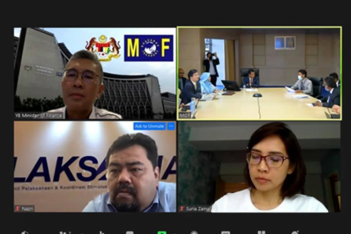Mesyuarat Pengurusan Kementerian Kewangan Secara Maya