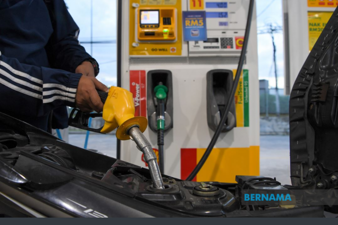 Harga RON97 naik dua sen seliter, RON95 dan diesel kekal