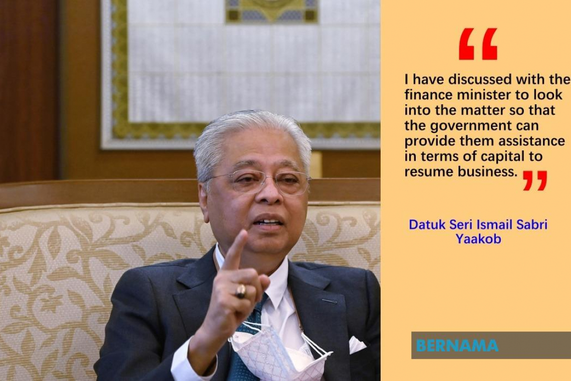 Govt looking at providing start-up capital assistance for MSMEs – PM Ismail Sabri