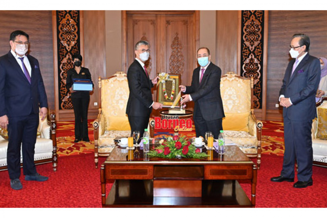 Hajiji terima kunjungan hormat delegasi Kementerian Kewangan Malaysia