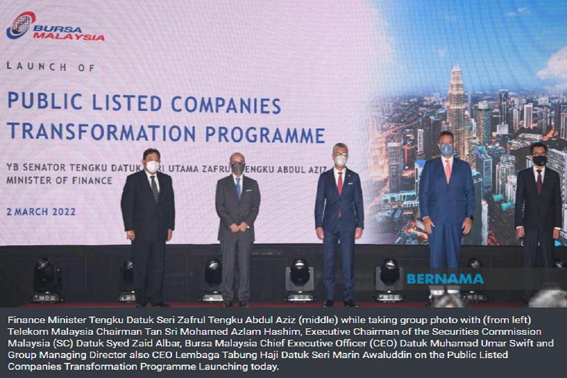 PLC Transformation Programme to catalyse performance, growth