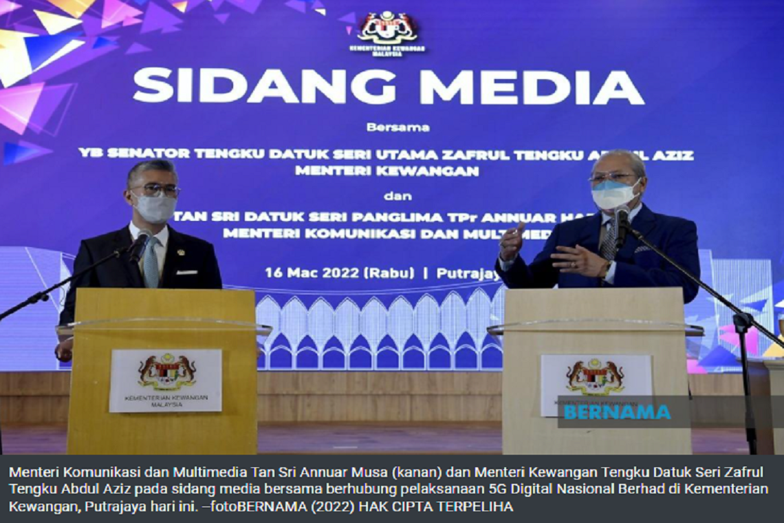 Harga borong 5G perlu kekal walaupun struktur DNB berubah