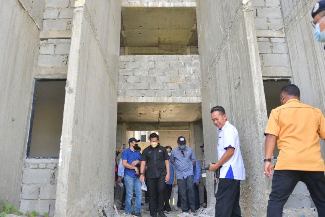 Sesi Turun Padang ke Tapak Projek Perumahan Rakyat (PPR), Kg. Indah Jalan Langkon, Pitas, Sabah