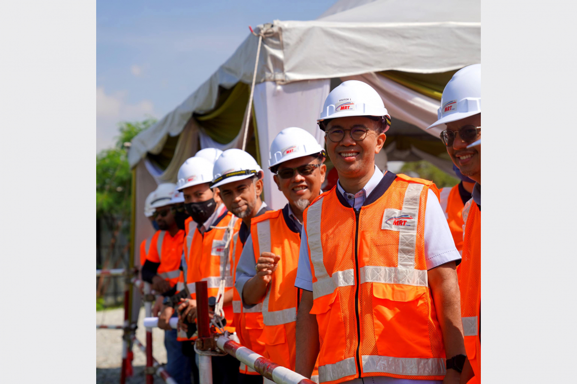 Sesi Turun Padang Memantau Projek RTS Link di Johor