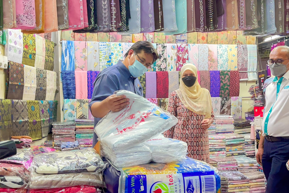 Sesi Interaksi bersama Penjaja di Pasar Siti Khadijah, Kota Bharu, Kelantan