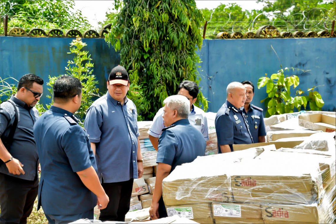 Sesi Tinjauan di Sungai Golok Persempadanan Malaysia-Thailand