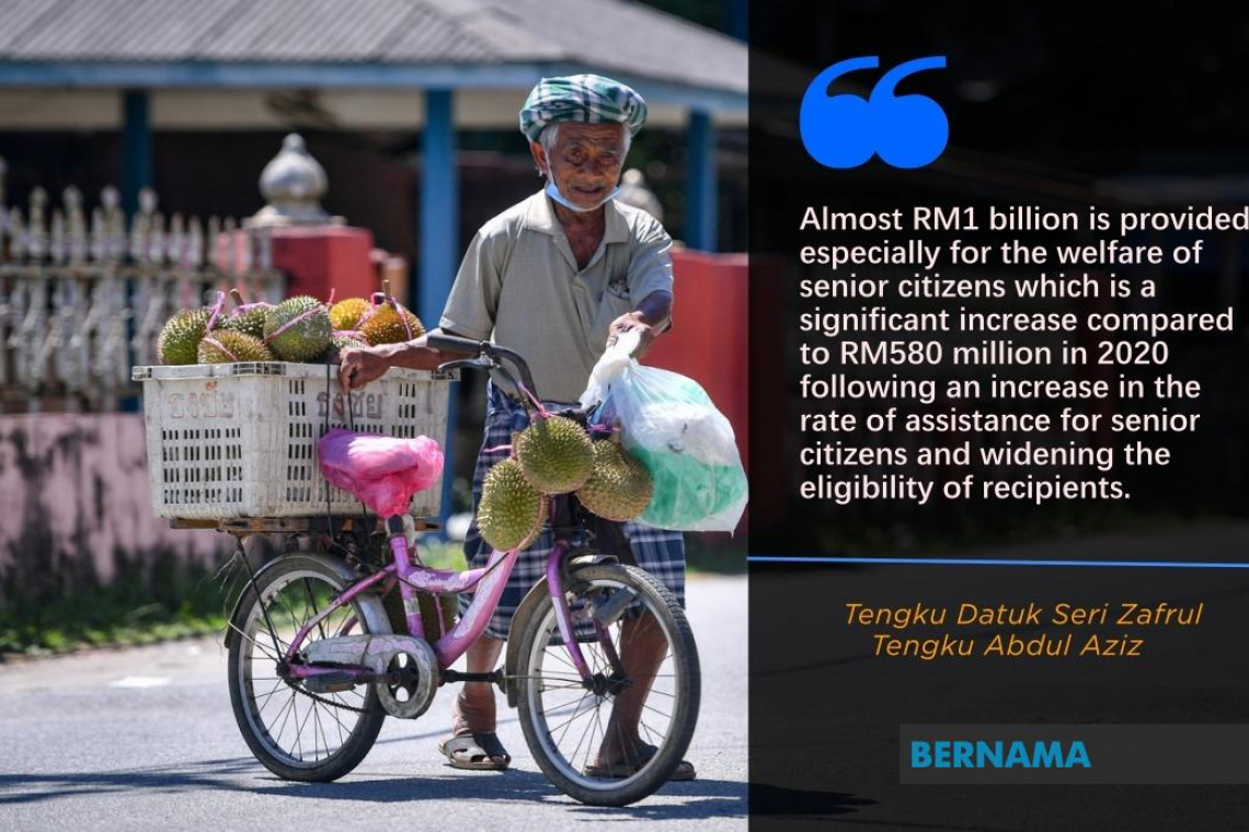 Budget 2023 : More than RM1 bln allocated for senior citizens, Orang Asli next year
