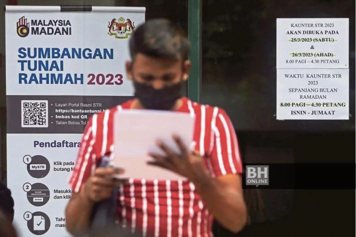 Bayaran Sumbangan Tunai Rahmah secara berperingkat mulai Isnin