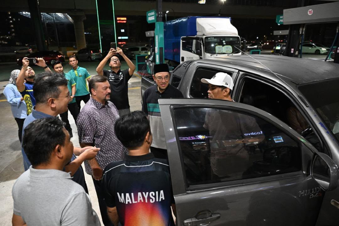 Sesi Tinjauan Di Stesen Minyak PETRONAS NKVE Arah Damansara