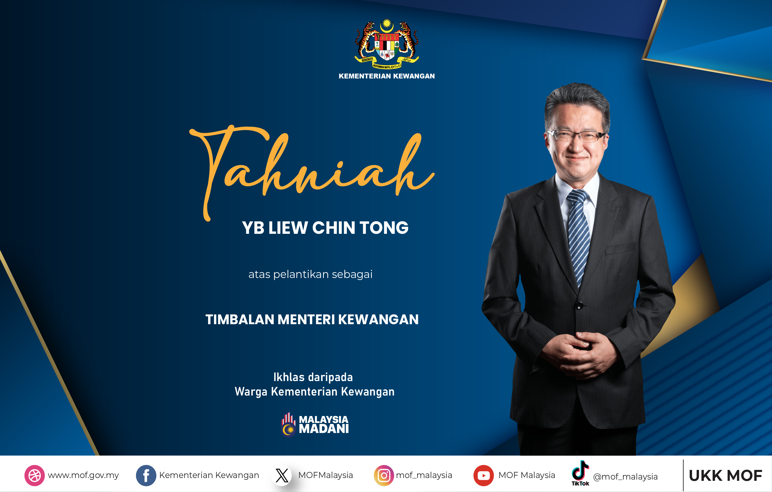 Tahniah YB Lim