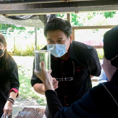 Sesi Lawatan sempena #JelajahBajet2023 ke Akuarium Marin & Hatcheri Ikan, Institusi Penyelidikan Marin Borneo Sabah, UMS