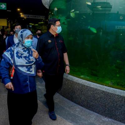 Sesi Lawatan sempena #JelajahBajet2023 ke Akuarium Marin & Hatcheri Ikan, Institusi Penyelidikan Marin Borneo Sabah, UMS