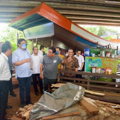 Sesi Turun Padang Sempena Jelajah #Bajet2023 Ke Industri Warisan Pembuatan Bot Di Pulau Duyong, Terengganu