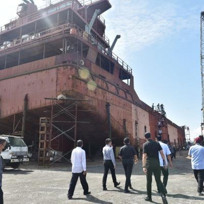 Sesi Turun Padang sempena Jelajah #Bajet2023 ke Industri Perkapalan di Sibu, Sarawak