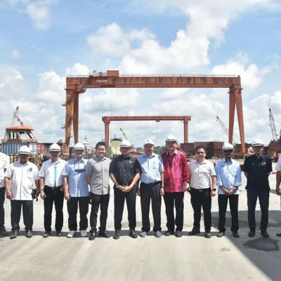 Sesi Turun Padang sempena Jelajah #Bajet2023 ke Industri Perkapalan di Sibu, Sarawak