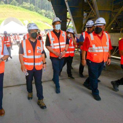 Sesi Tinjauan Sempena Jelajah #Bajet2023 Ke Kawasan Pembinaan Laluan Projek ECRL Seksyen 4 Dungun, Terengganu