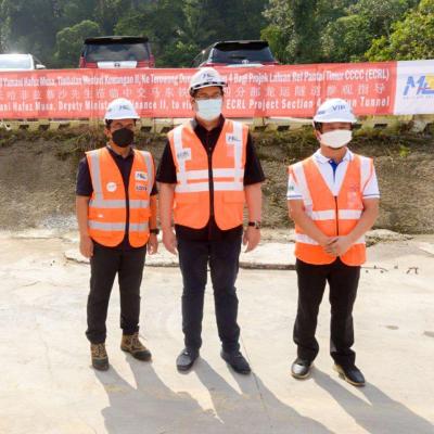 Sesi Tinjauan Sempena Jelajah #Bajet2023 Ke Kawasan Pembinaan Laluan Projek ECRL Seksyen 4 Dungun, Terengganu