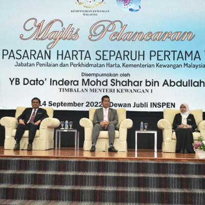 Majlis Pelancaran Laporan Pasaran Harta Tanah Separuh Pertama Tahun 2022