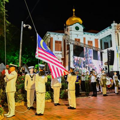 Sambutan Hari Malaysia 2022 di Banda Hilir, Melaka