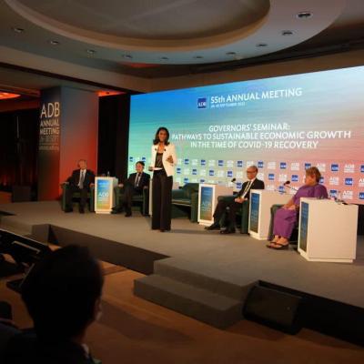 Governors’ Seminar: Pathways To Sustainable Green Growth In The Time Of COVID-19 Recovery Di 55th ADB Annual Meeting Di Filipina