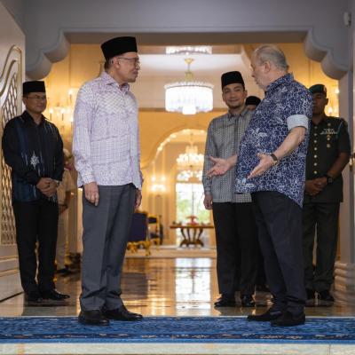 Sesi Mengadap Sultan Johor