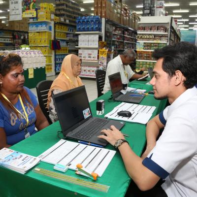 Program Sumbangan Asas Rahmah di Tapah, Perak