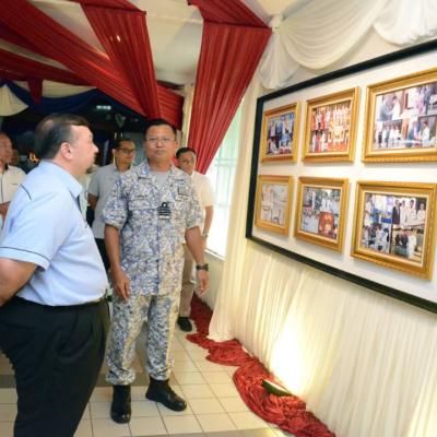 Lawatan Kerja Menteri Kewangan II ke Lumut Naval Shipyard (LUNAS)