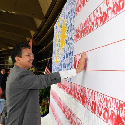Program Capan Tangan Bendera sempena Program Semarak Jiwa Merdeka