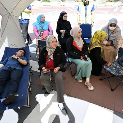 Program Latihan Keselamatan Kebakaran di MOF