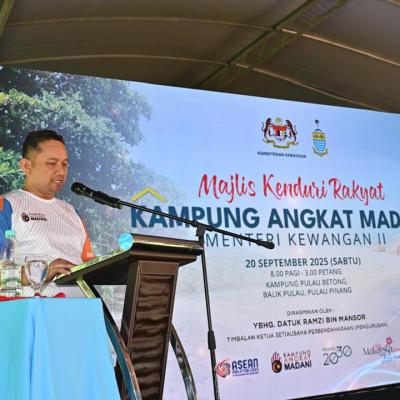 Majlis Kenduri Rakyat Kampung Angkat MADANI Menteri Kewangan II di Pulau Pinang
