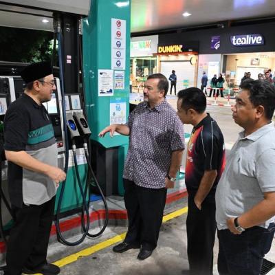 Sesi Tinjauan Di Stesen Minyak PETRONAS NKVE Arah Damansara