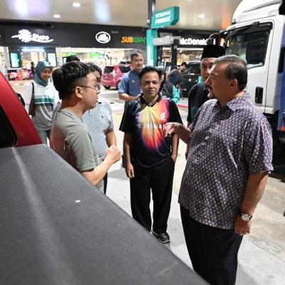 Sesi Tinjauan Di Stesen Minyak PETRONAS NKVE Arah Damansara