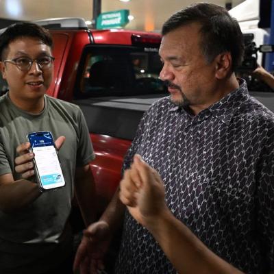 Sesi Tinjauan Di Stesen Minyak PETRONAS NKVE Arah Damansara