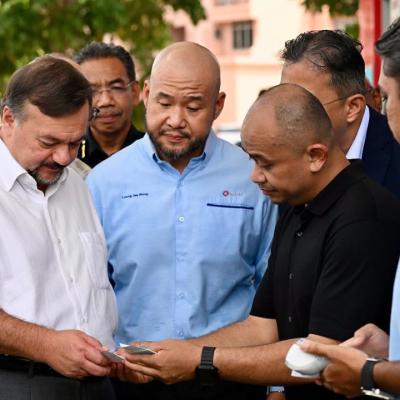 Sesi Tinjauan Sempena Pelaksanaan Hari Pertama Program BUDI MADANI Diesel