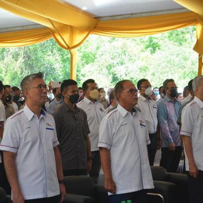 Majlis Perasmian Permulaan Pembinaan Terowong Genting ECRL Pahang